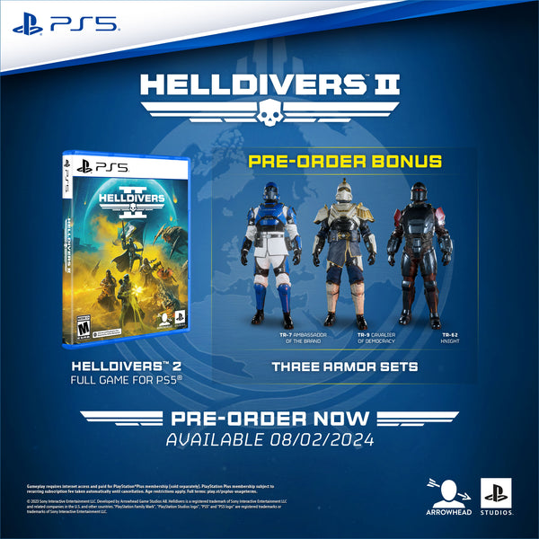 Sony Store Online Malaysia  PlayStation 5 Helldivers 2 (Standard Edition)