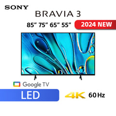 BRAVIA 3 | 55 inch | 55S30 | 4K HDR Processor X1™ | 4K Ultra HD | High Dynamic Range (HDR) | Smart TV (Google TV)