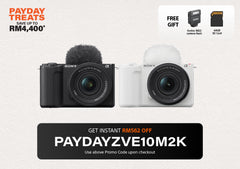 ZV-E10 II vlog camera + 16-50mm Power Zoom Lens (SELP16502)