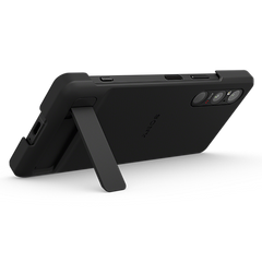 Style Cover with Stand for Xperia 1 V | Comfortable grip for shooting videos and photos