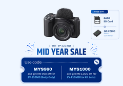 ZV-E10 II vlog camera + 16-50mm Power Zoom Lens (SELP16502)