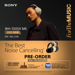 [PRE-ORDER] WH-1000XM6 Wireless Noise Cancelling Headphones