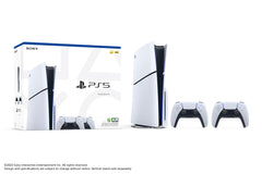 PlayStation®5 Disc Console (Slim)  – Two DualSense Wireless Controller Bundle