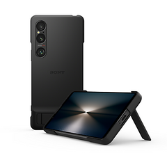 Style Cover with Stand for Xperia 1 VI | Strap to prevent dropping | Enhanced grip | Versatile kickstand