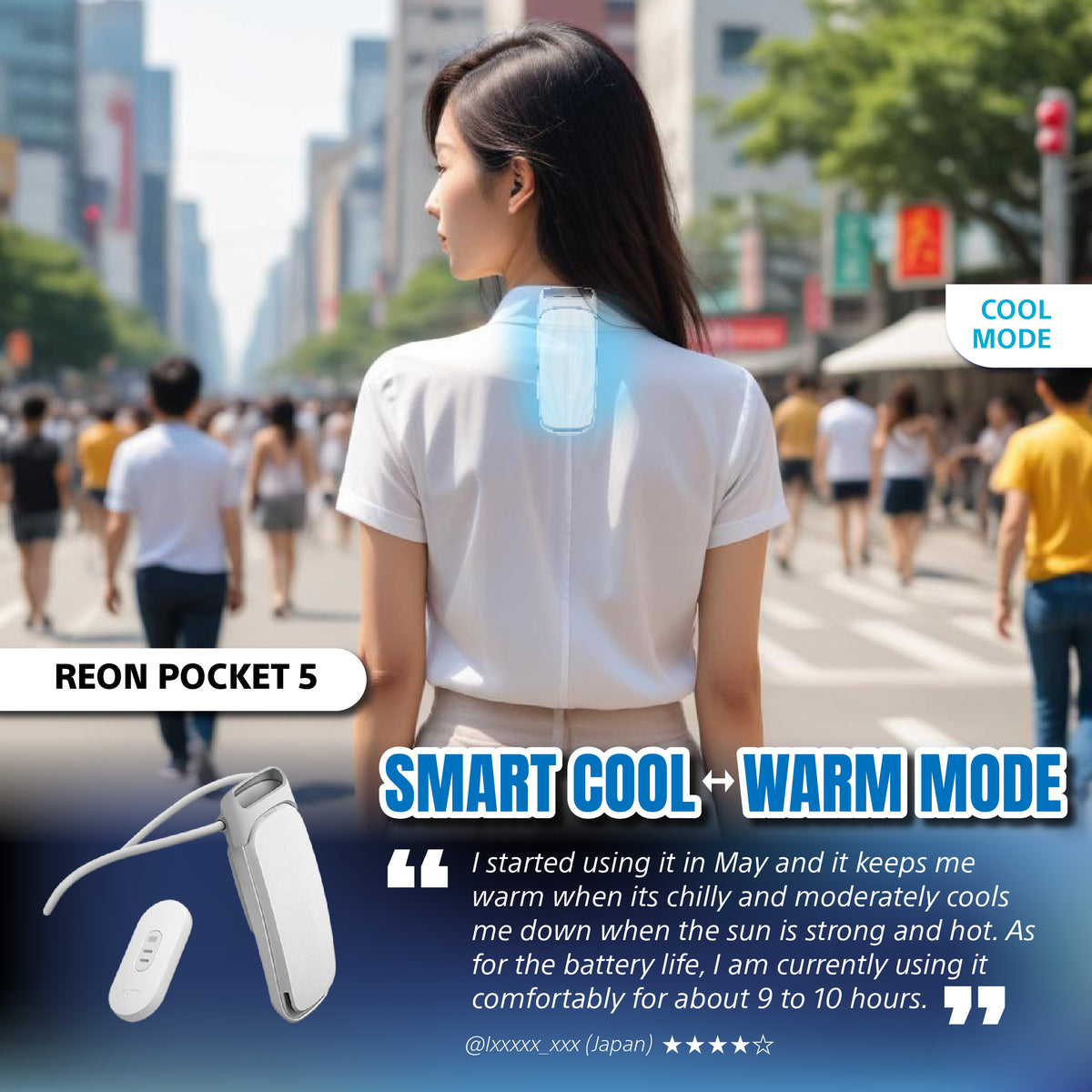 Sony Store Online Malaysia REON POCKET Wearable Cooling