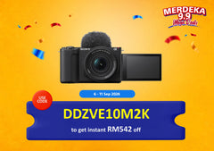 ZV-E10 II vlog camera + 16-50mm Power Zoom Lens (SELP16502)